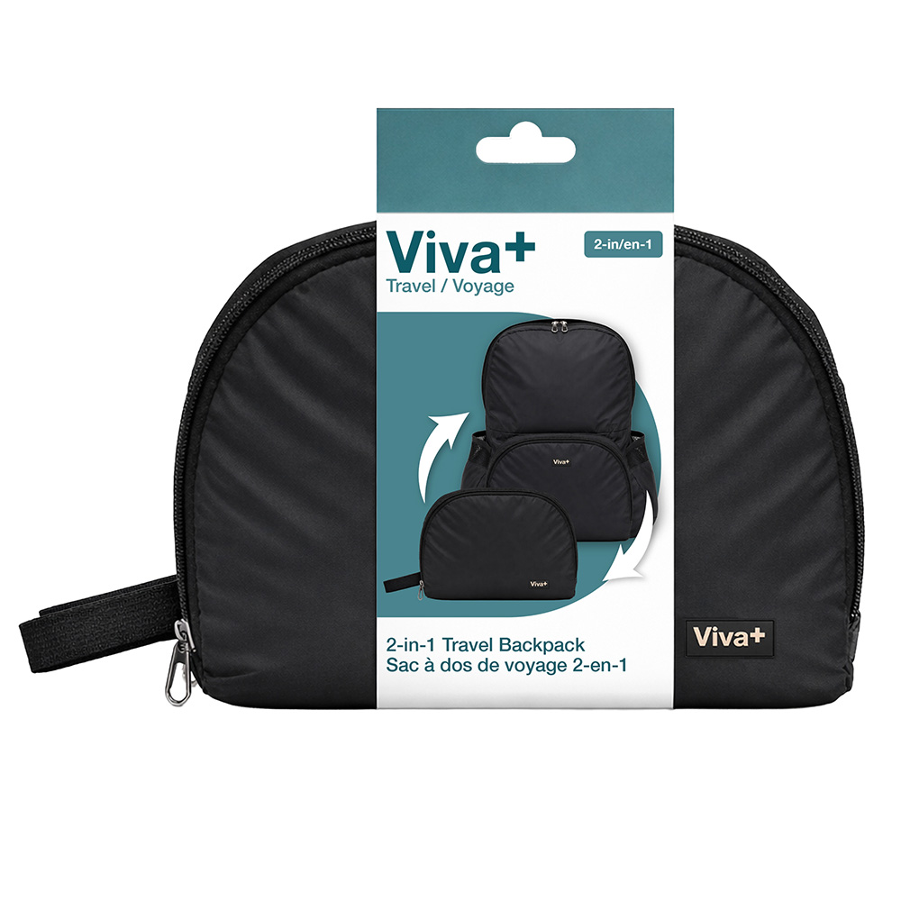 Image Sac à dos de voyage 2-en-1 – noir